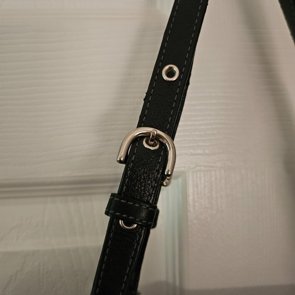 Vintage Coach Shoulder Bag in Black with Silver Hardware - Picture 5 of 10